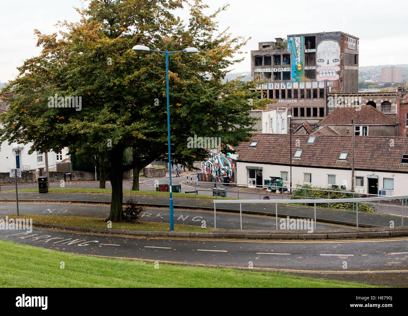 View towards Westmoreland House, Stokes Croft, Bristol from the Dove