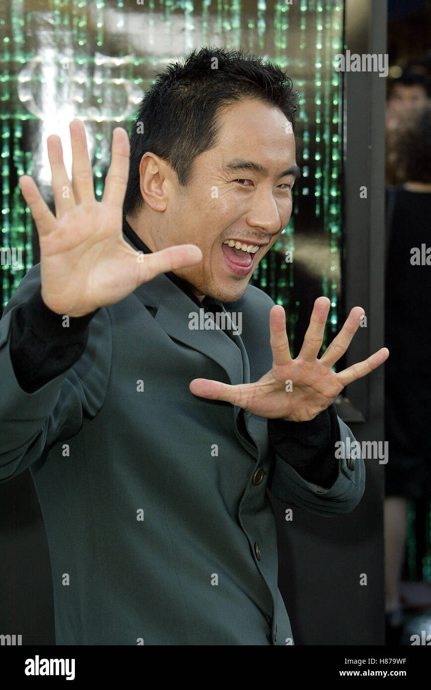 ANTHONY WONG MATRIX RELOADED FILM PREMIERE WESTWOOD LOS ANGELES USA 07 May 2003 Stock Photo