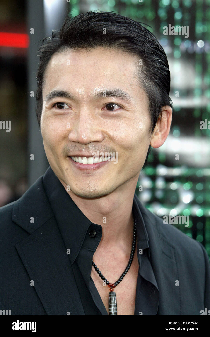 Collin Chou Matrix Reloaded Film Premiere Westwood Los Angeles Usa 07 May 2003 Stock Photo Alamy