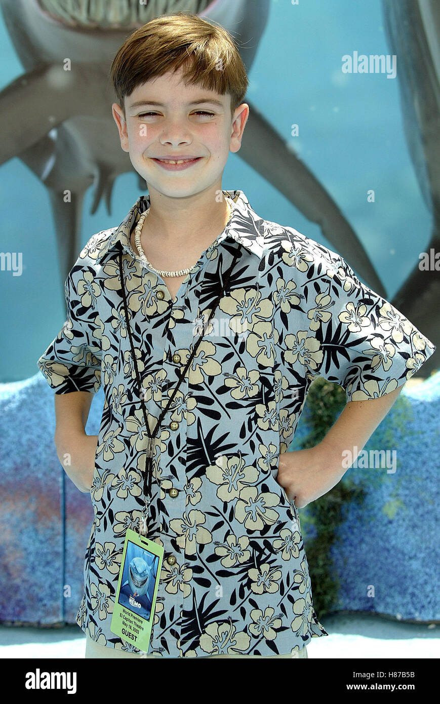 ALEXANDER GOULD FINDING NEMO WORLD PREMIERE HOLLYWOOD LOS ANGELES USA 18 May 2003 Stock Photo