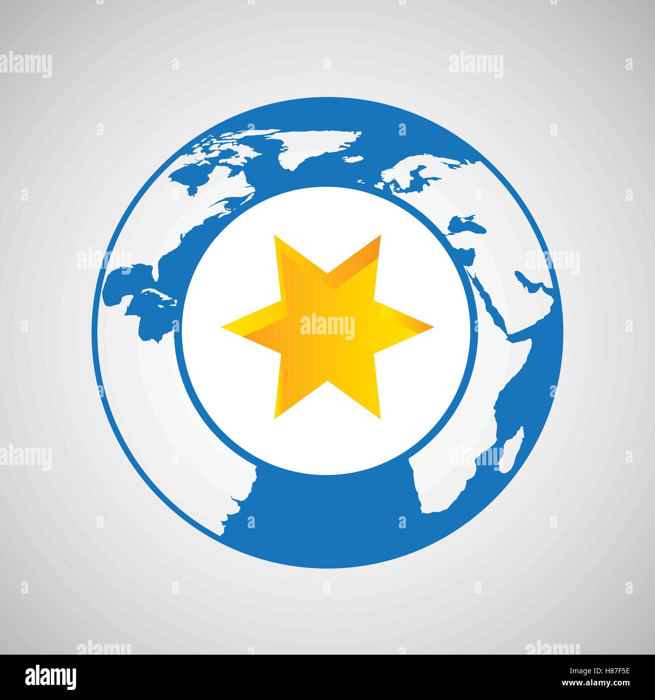 weather forecast globe star icon graphic vector ilustration eps 10 ...