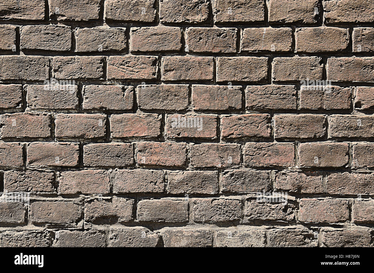 Background of old vintage brick wall Stock Photo - Alamy