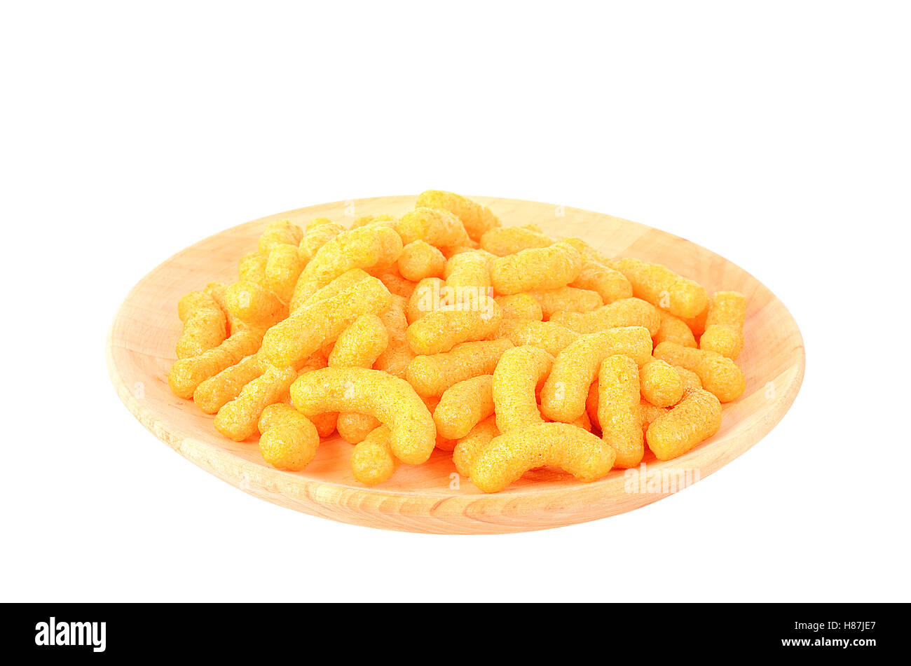 Dry breakfast isolated on a white background Stock Photo