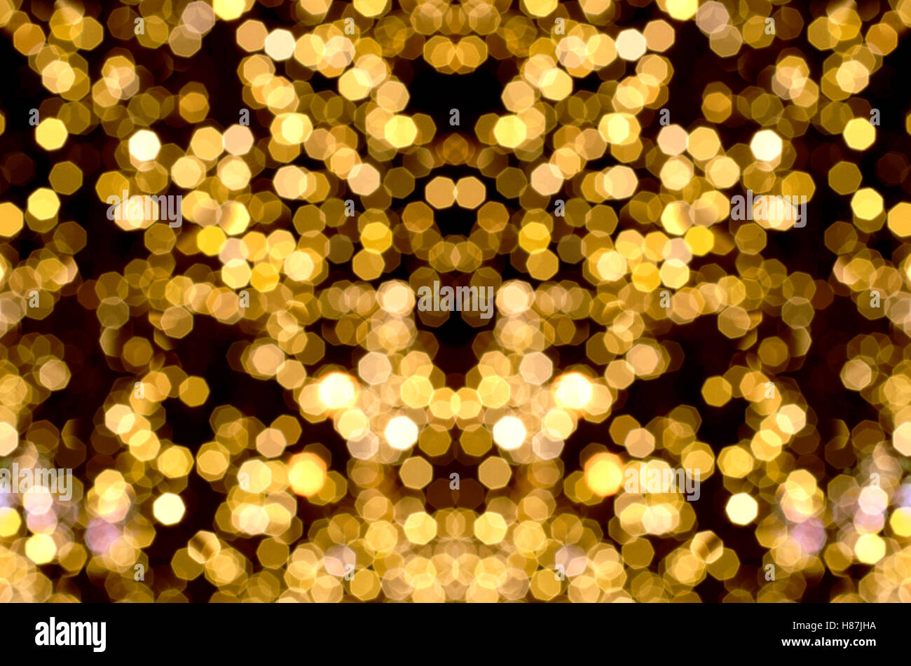 Golden bokeh for background Stock Photo - Alamy