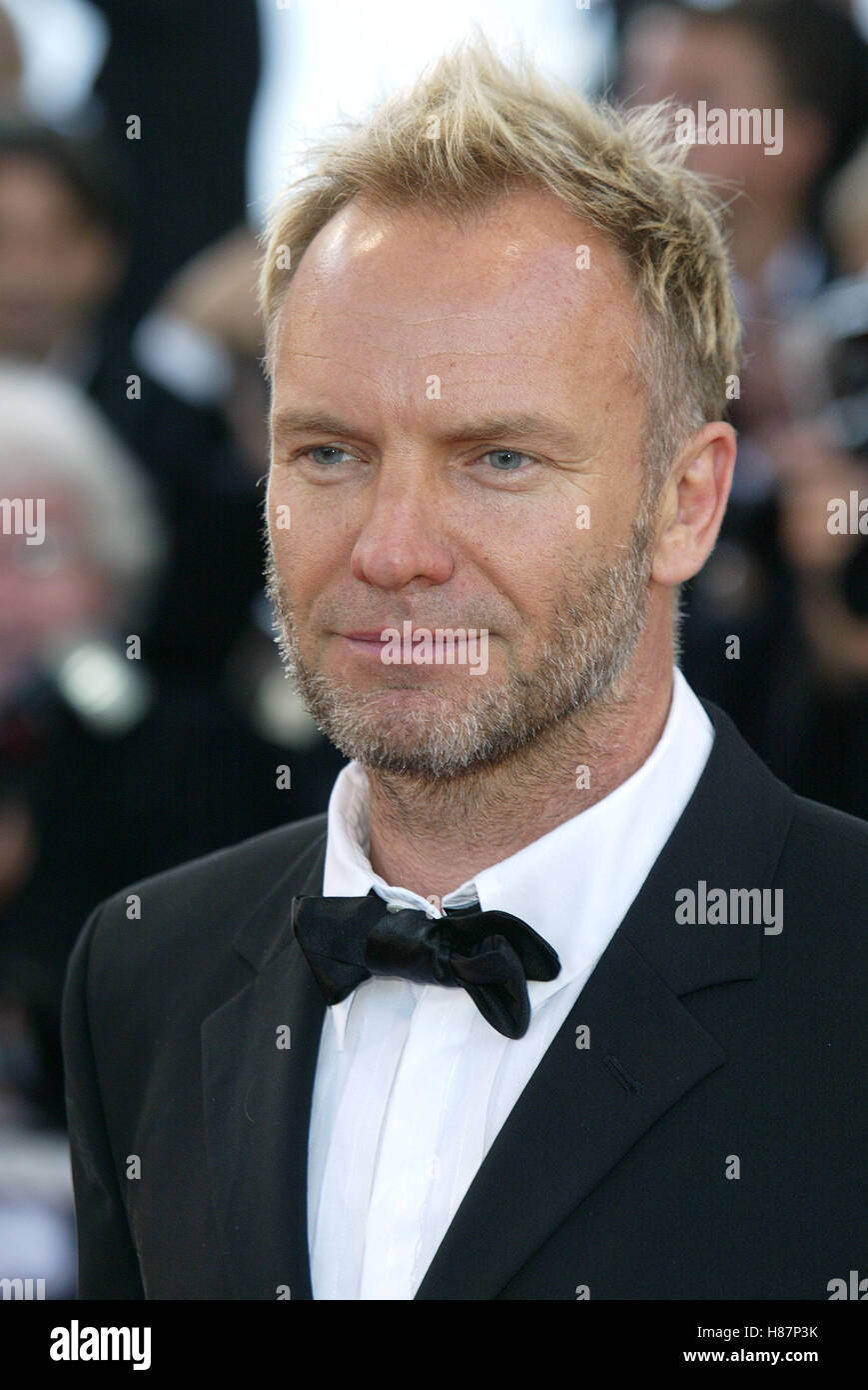 STING CANNES FILM FESTIVAL CANNES FRANCE 23 May 2003 Stock Photo