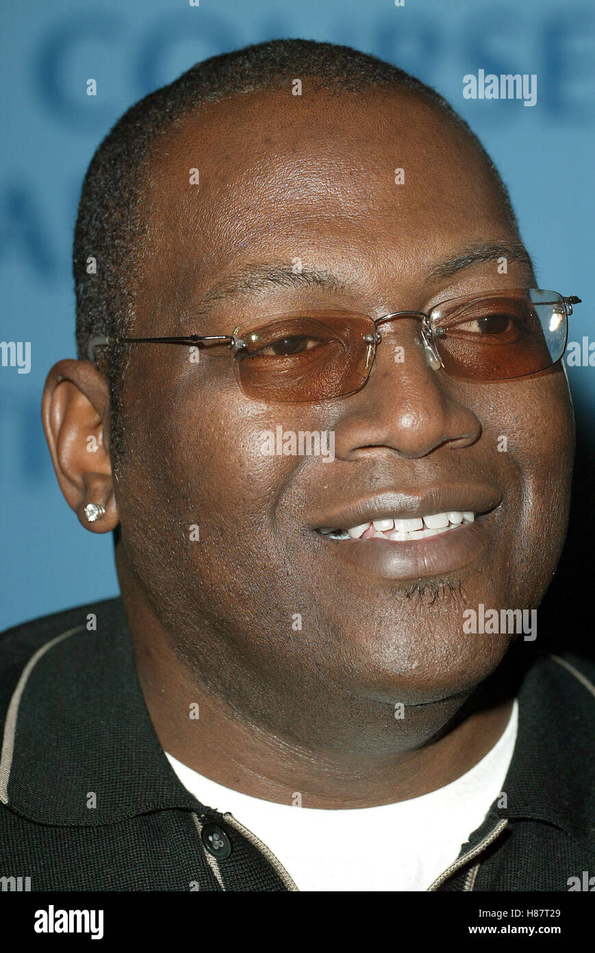 RANDY JACKSON MARIAH CAREY POST AMA PARTY HOLLYWOOD LOS ANGELES USA 13 January 2003 Stock Photo