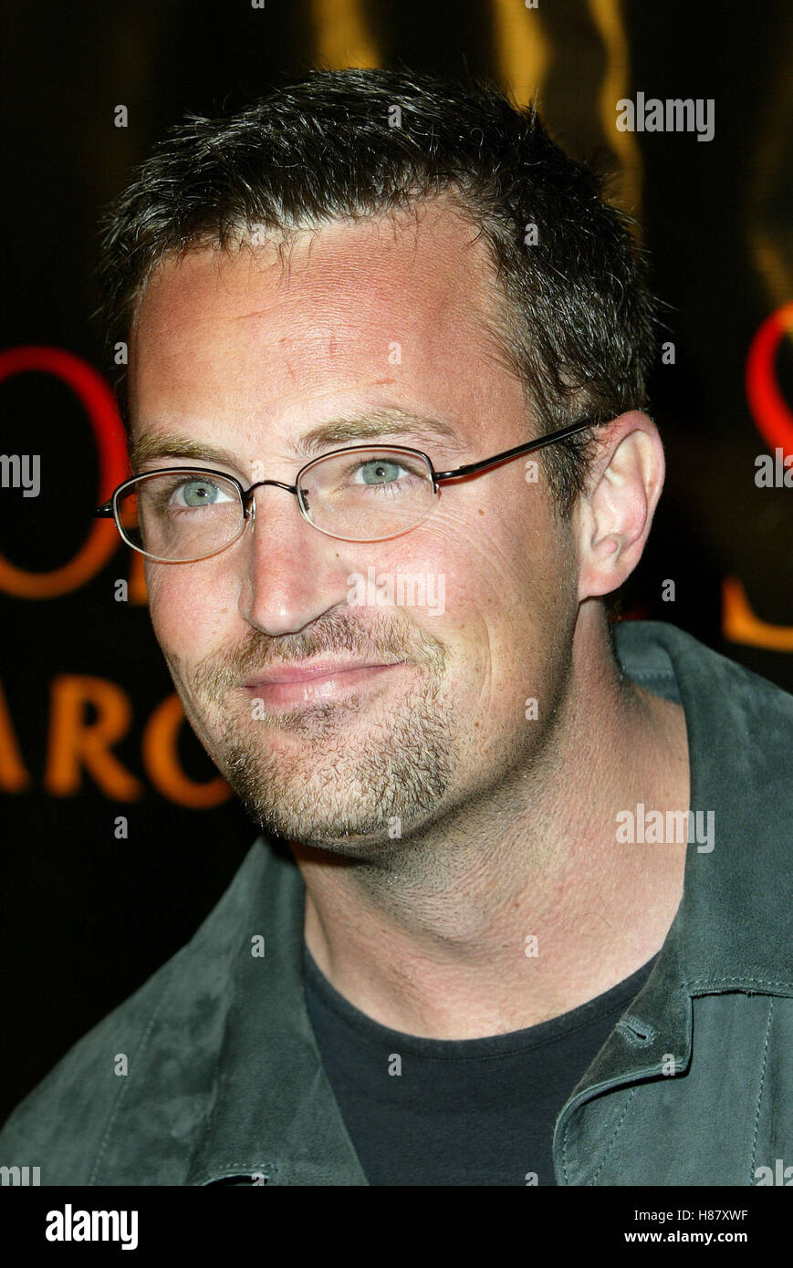 MATTHEW PERRY TEARS OF THE SUN LA SCREENING WESTWOOD LOS ANGELES USA 03 March 2003 Stock Photo