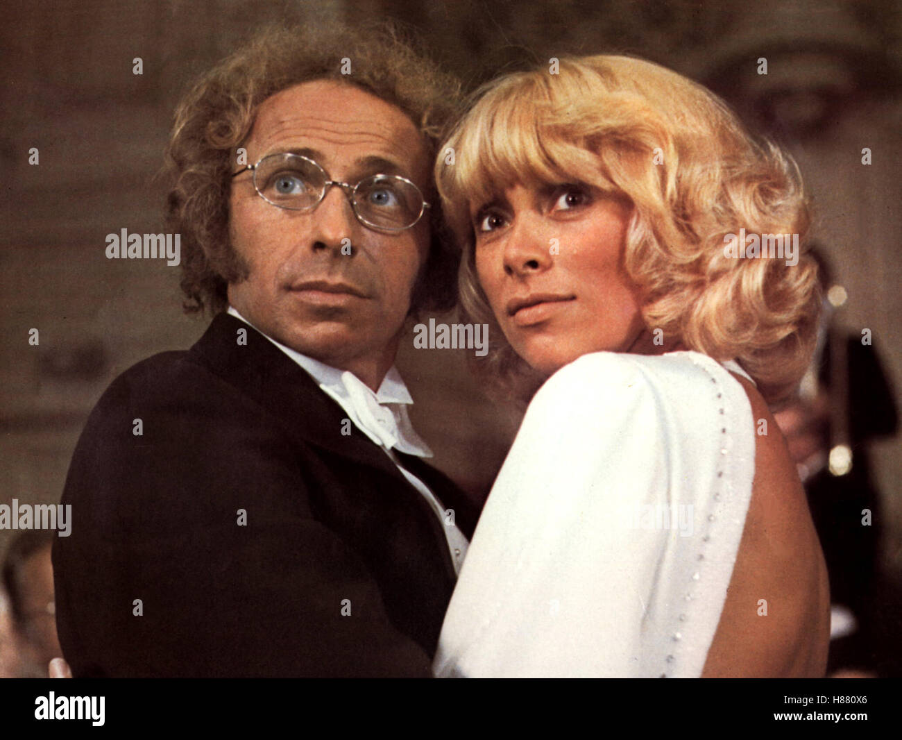 Der große Blonde kehrt zurück, (LE RETOUR DU GRAND BLONDE) F 1974, Regie: Yves Robert, PIERRE RICHARD, MIREILLE DARC Stock Photo