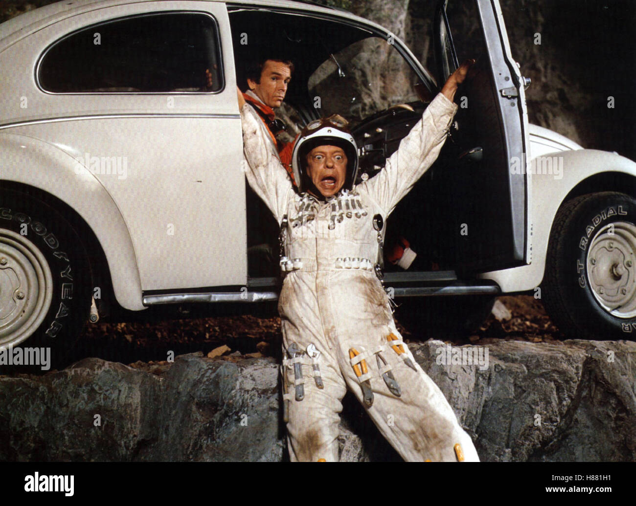 Der tolle Käfer in der Rallye Monte Carlo, GOES TO MONTE CARLO) USA 1976, Regie: Vincent McEveety, DON KNOTTS, DEAN JONES, Stichwort: VW, Auto Stock Photo