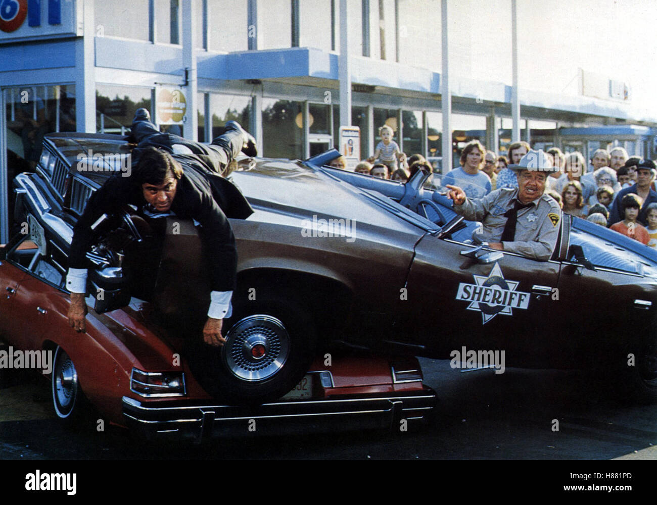 Ein ausgekochtes Schlitzohr, (SMOKEY AND THE BANDIT) USA 1976, Regie: Hal Needham, MIKE HENRY, JACKIE GLEASON, Stichwort: Auto, Crash Stock Photo