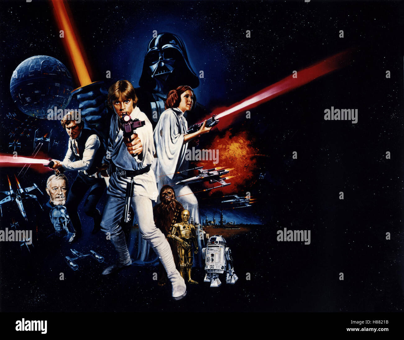 Vintage Movie Poster Star Wars: 'Revenge of the Jedi', 1982 Starring Mark  Hamill, Harrison Ford and Carrie Fisher-1 - Rare Collectibles TV