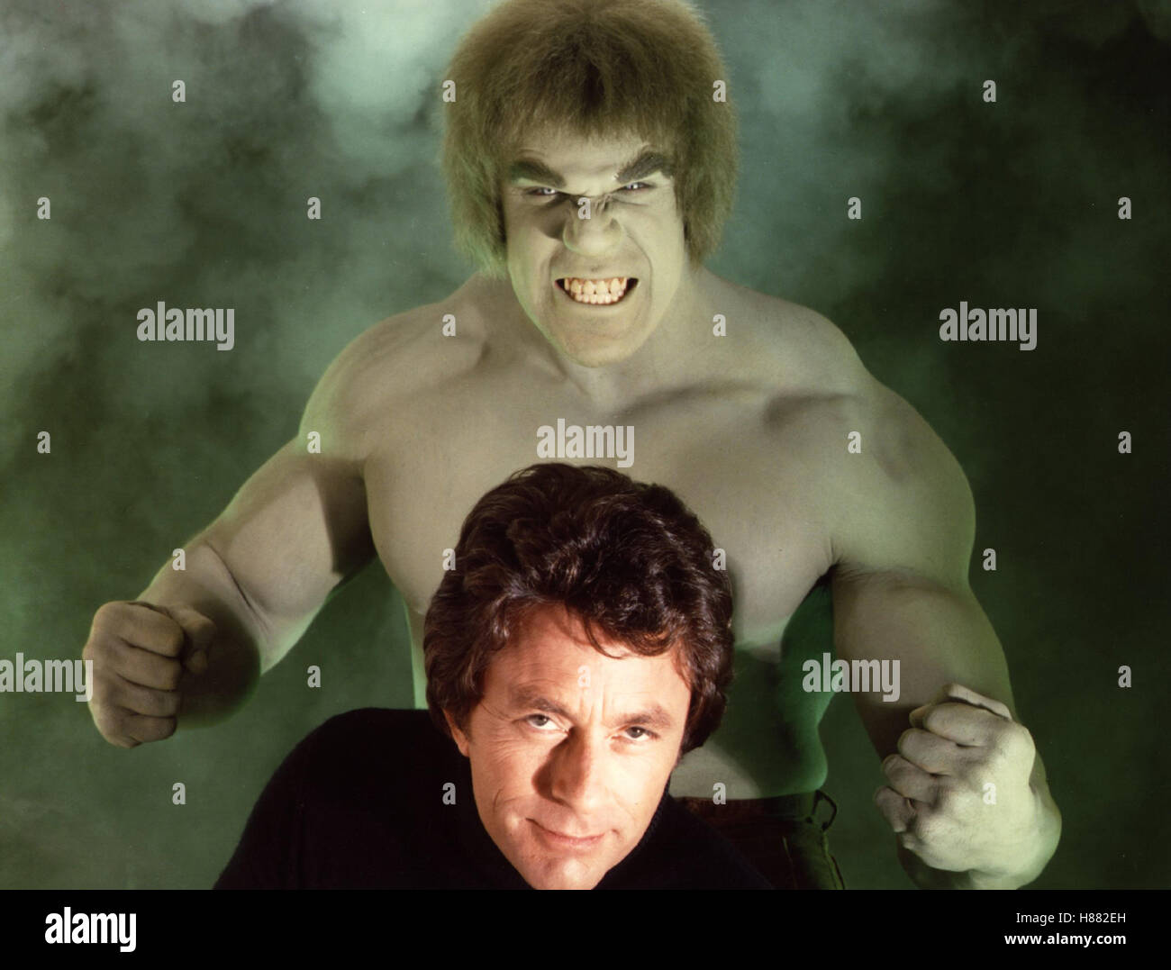 Der unheimliche Hulk, (THE INCREDIBLE HULK) USA 1978, LOU FERRIGNO, BILL BIXBY, Stichwort: Muskeln, Monster Stock Photo