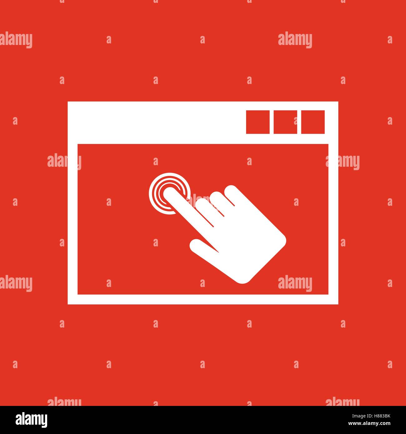 Click icon. vector design. Click symbol. web. graphic. JPG. AI. app ...