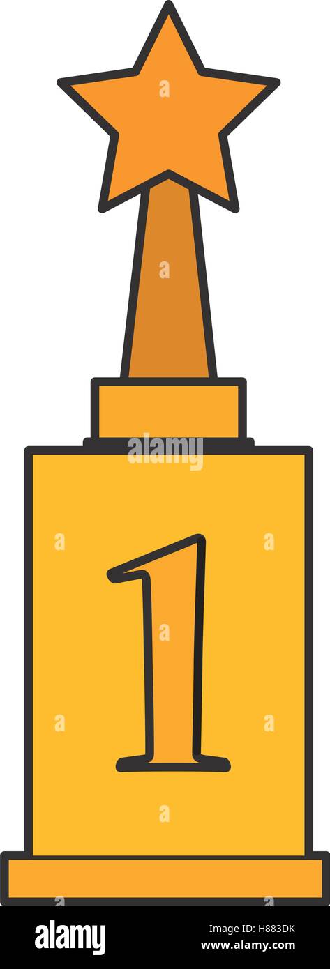Isolated trophy star design Stock Vector Image & Art - Alamy