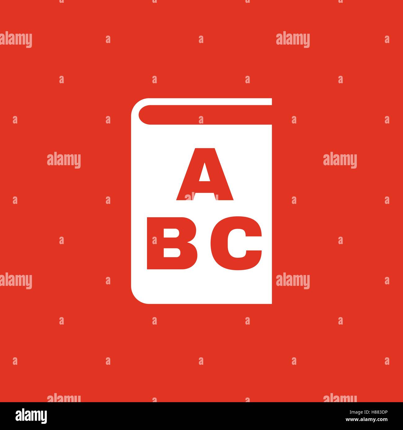 Alphabet icon. vector design. Library and ABC, Alphabet symbol. web ...