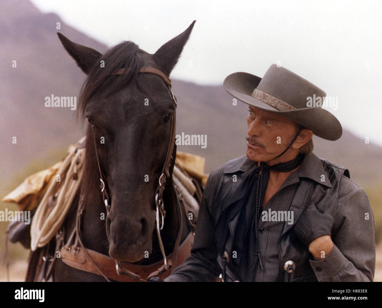 Kaktus-Jack, (THE VILLAIN) USA 1979, Regie: Hal Needham, KIRK DOUGLAS, Stichwort: Pferd Stock Photo