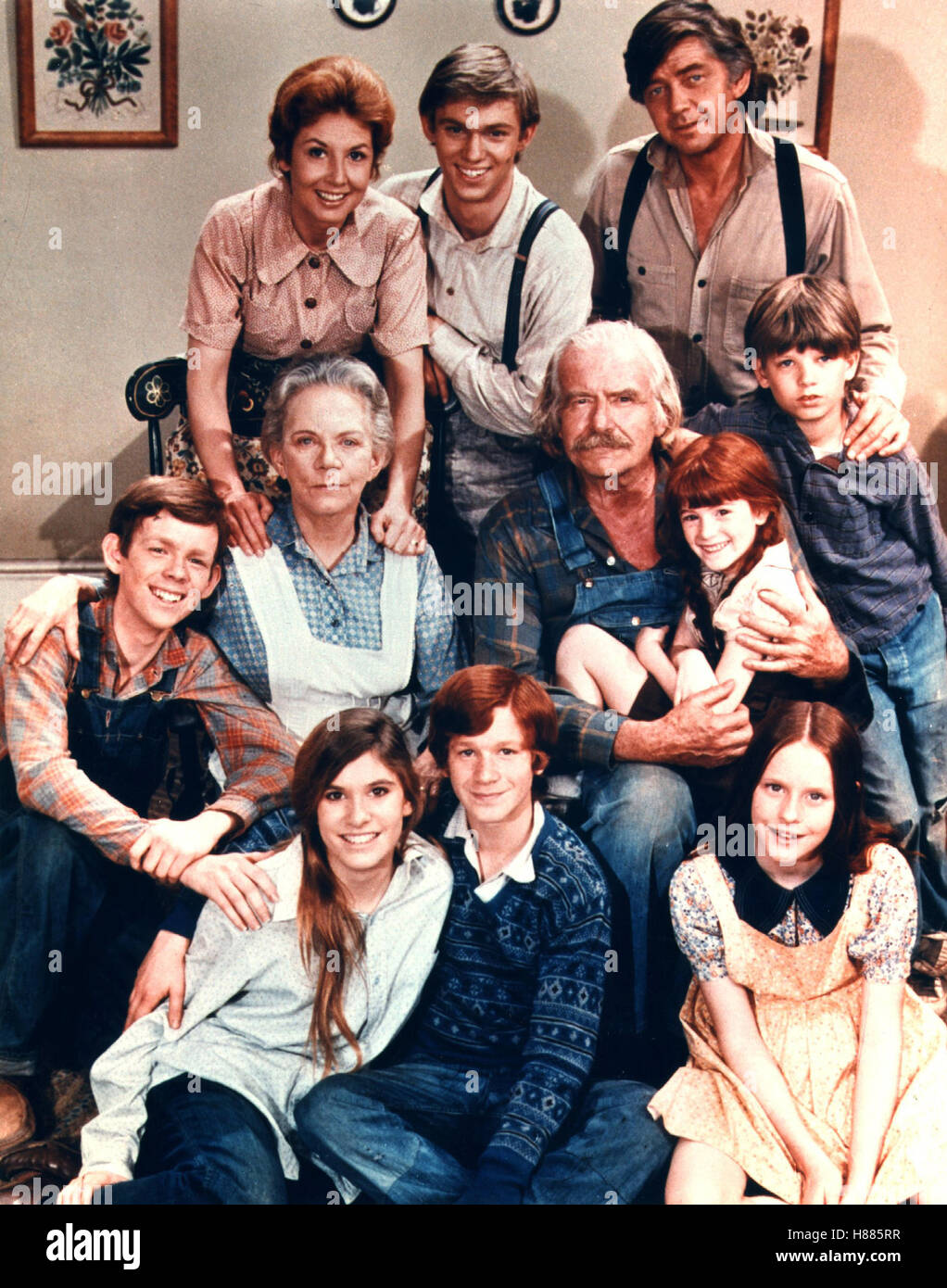 Die Waltons: Muttertag, (MOTHER'S DAY ON WALTON'S MOUNTAIN) USA 1982, Regie: Gwen Garner, MICHAEL LEARNED, RICHARD THOMAS, RALPH WAITE, ELLEN CORBY, WILL GEER, Stichwort: Familie Stock Photo