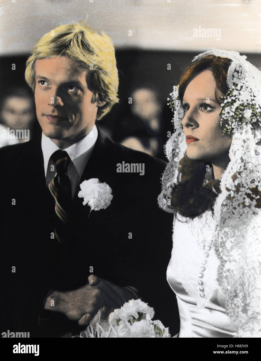 Die Waltons - Hochzeit mit Hindernissen, (A WEDDING ON WALTON'S MOUNTAIN) USA 1982, Lee Phillips, MORGAN STEVENS, MARY BETH McDONOUGH, Stichwort: Brautpaar Stock Photo