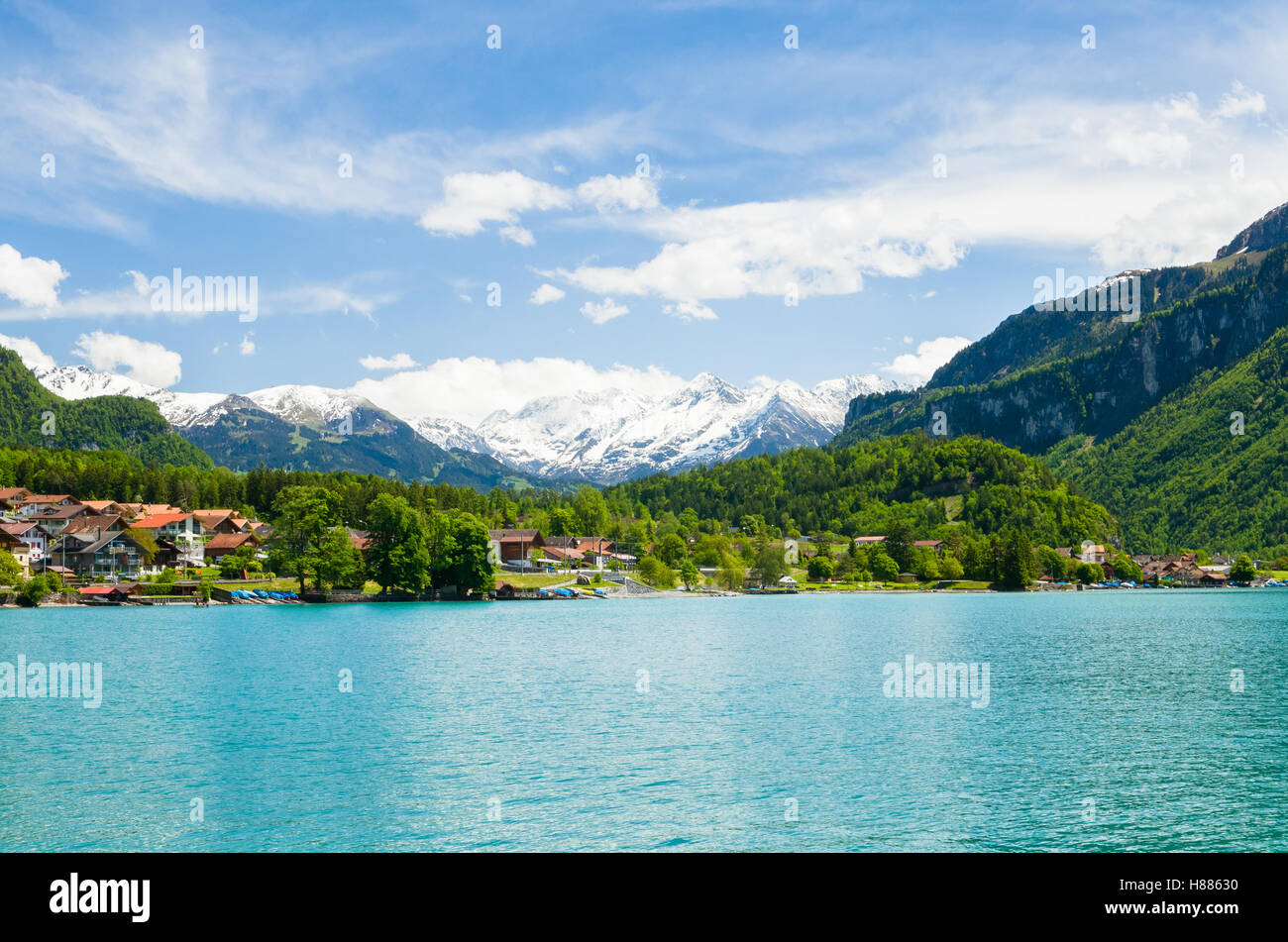 Brienz, Switzerland Stock Photo
