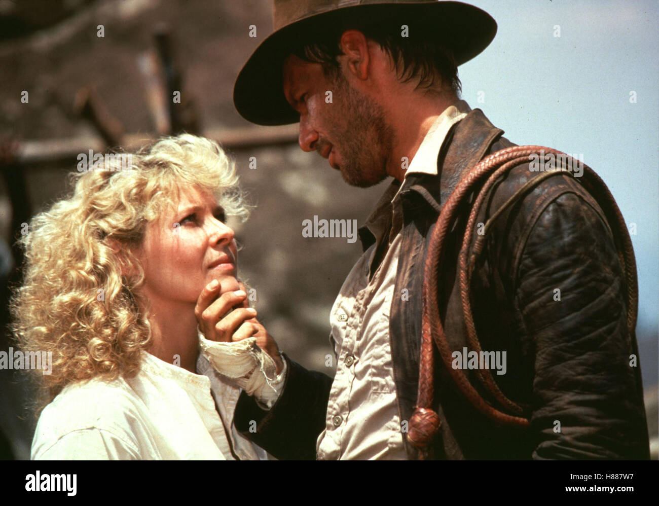 Indiana Jones un der Tempel des Todes, (INDIANA JONES AND THE TEMPLE OF DOOM), USA 1983, Regie: Steven Spielberg, KATE CAPSHAW, HARRISON FORD Stock Photo