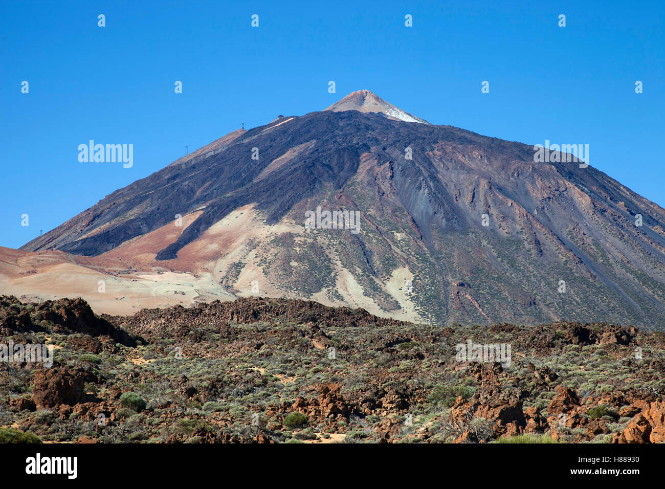 Teide volcano, Tenerife island, Canary archipelago, Spain, Europe Stock Photo