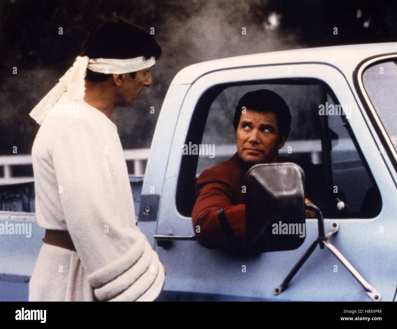 Star Trek IV - Zurück in die Gegenwart, (STAR TREK IV - THE VOYAGE HOME) USA 1986, Leonard Nimoy, LEONARD NIMOY, WILLIAM SHATNER, Stichwort: Spock, Kirk Stock Photo