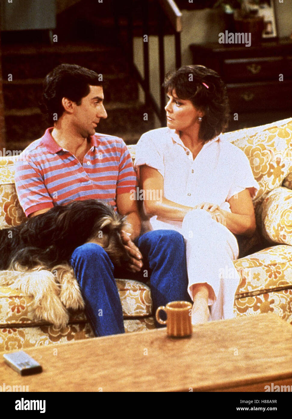 Eine schrecklich nette Familie, (MARRIED...WITH CHILDREN) USA 1987, DAVID  GARRISON, AMANDA BEARSE, Stichwort: Al Bundy, Hund Stock Photo - Alamy