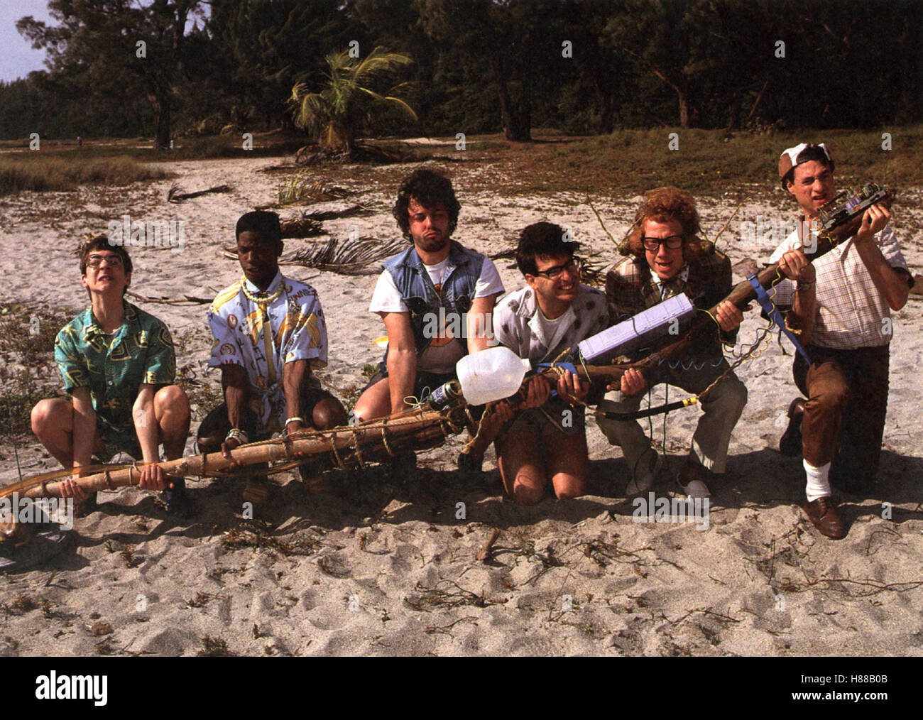 Die Supertrottel, (REVENGE OF THE NERDS 2: NERDS IN PARADISE) USA 1987, Regie: Joe Roth, Stichwort: Strand Stock Photo
