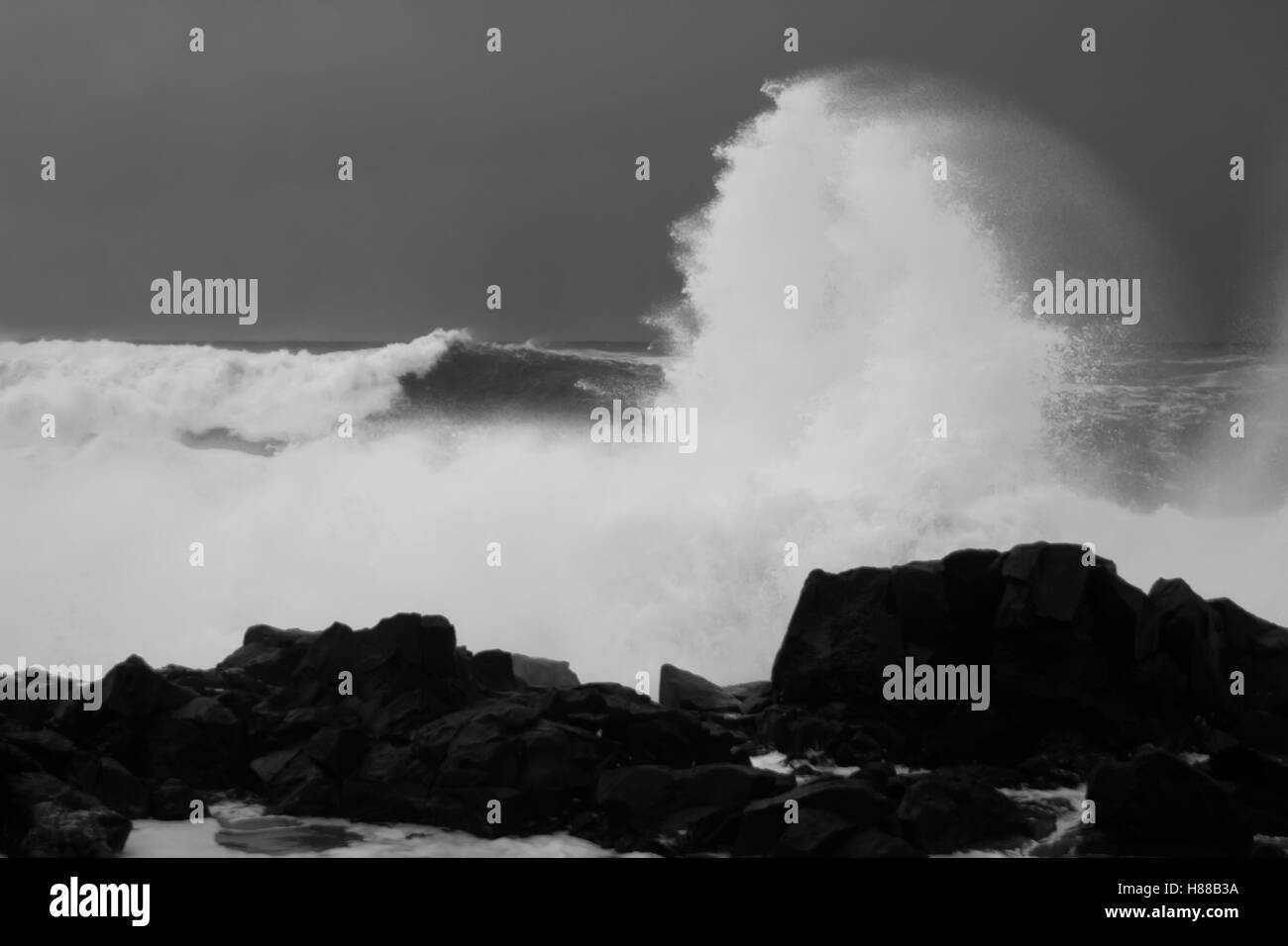 Big sky stormy dark Black and White Stock Photos Images Alamy