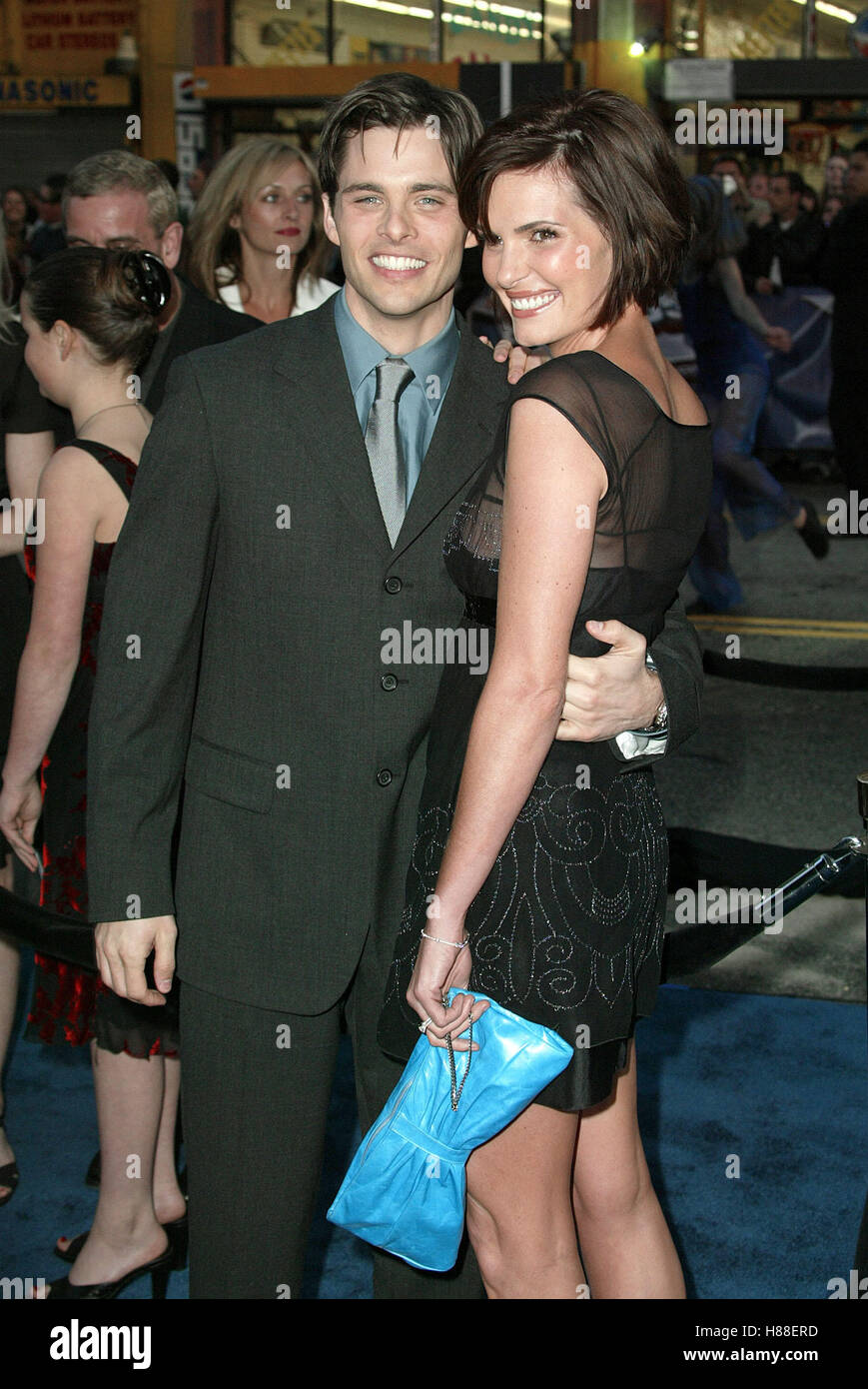 JAMES MARSDEN & LISA LINDE X2 XMEN UNITED GRAUMANS CHINESE THEATRE