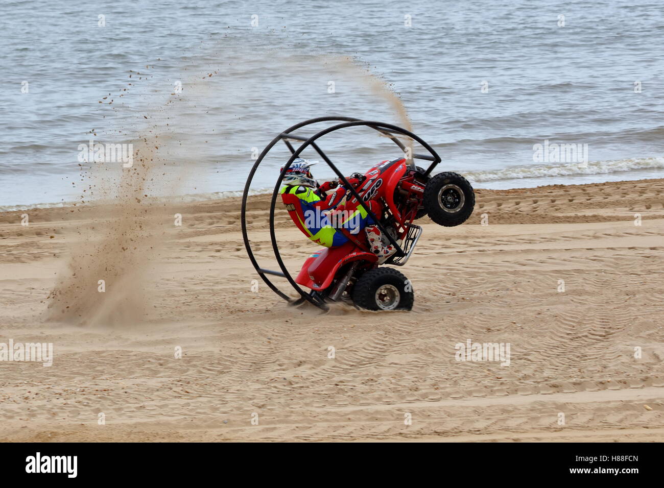 Bournemouth Wheels Festival Quad bike stunt display Kangaroo Kid