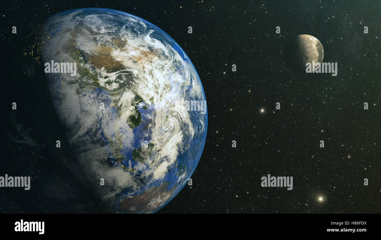 Planet earth horizon in hi-res stock photography and images - Alamy
