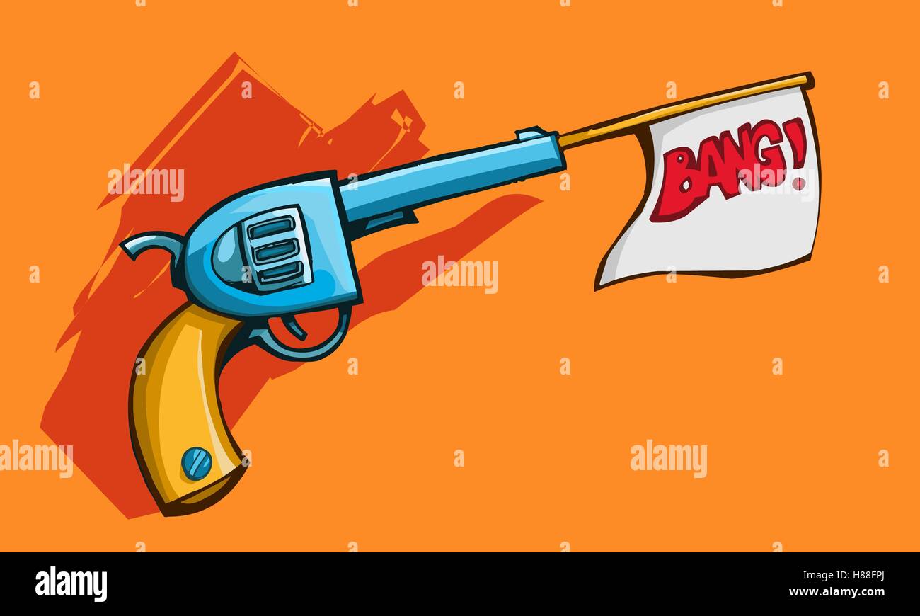 Toy gun bang hi-res stock photography and images - Alamy