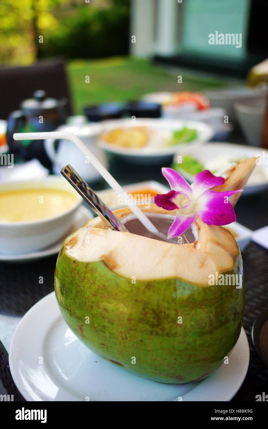 Coconut water drink hires stock photography and images Alamy