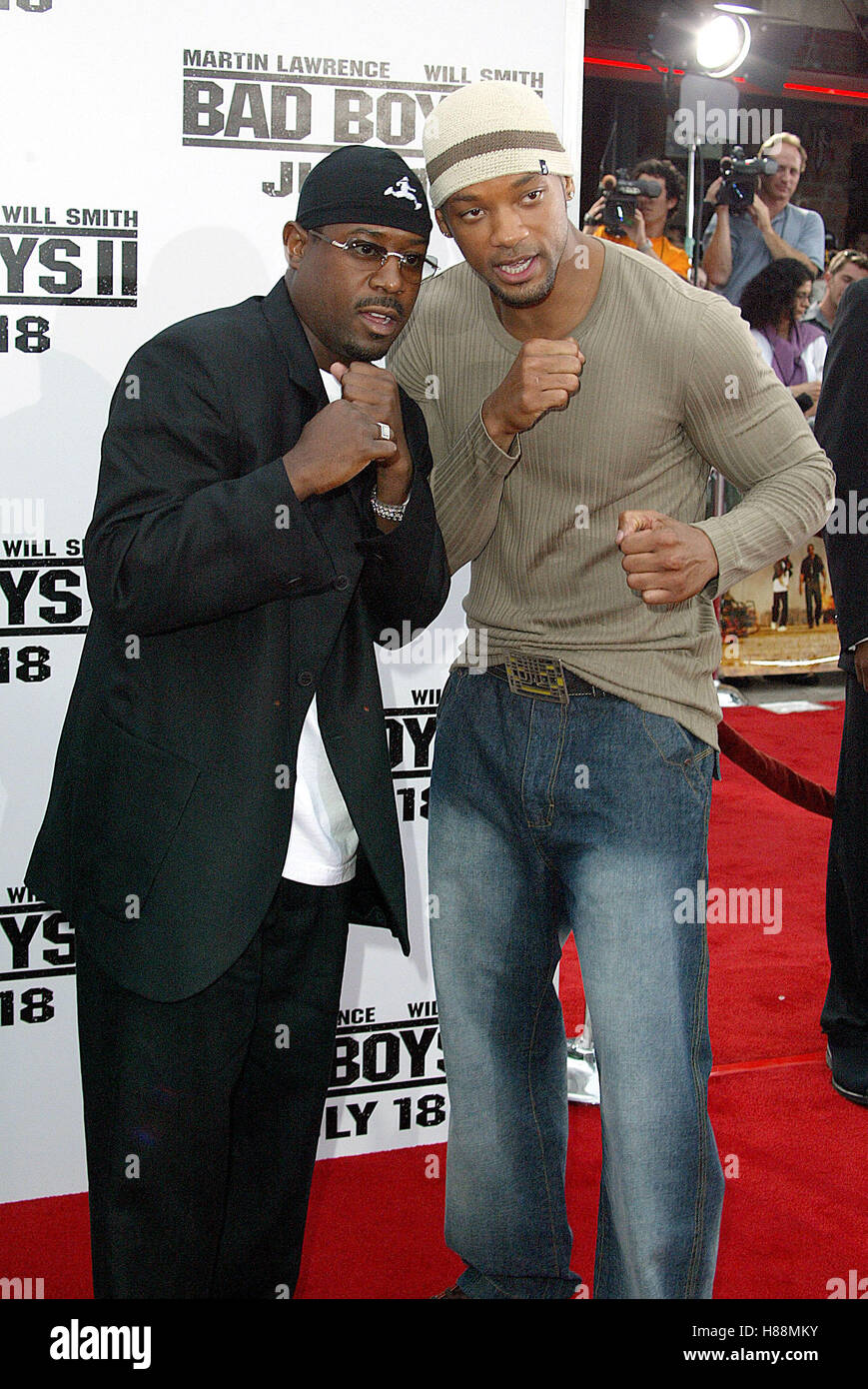 MARTIN LAWRENCE & WILL SMITH BAD BOYS 2 WORLD PREMIERE MANN THEATRES