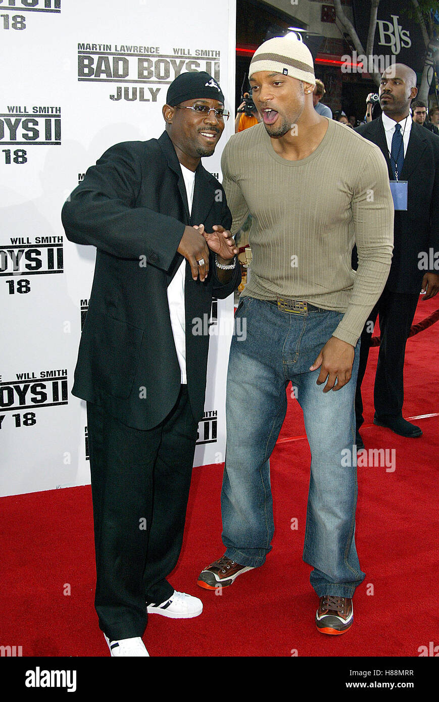 MARTIN LAWRENCE & WILL SMITH BAD BOYS 2 WORLD PREMIERE MANN THEATRES