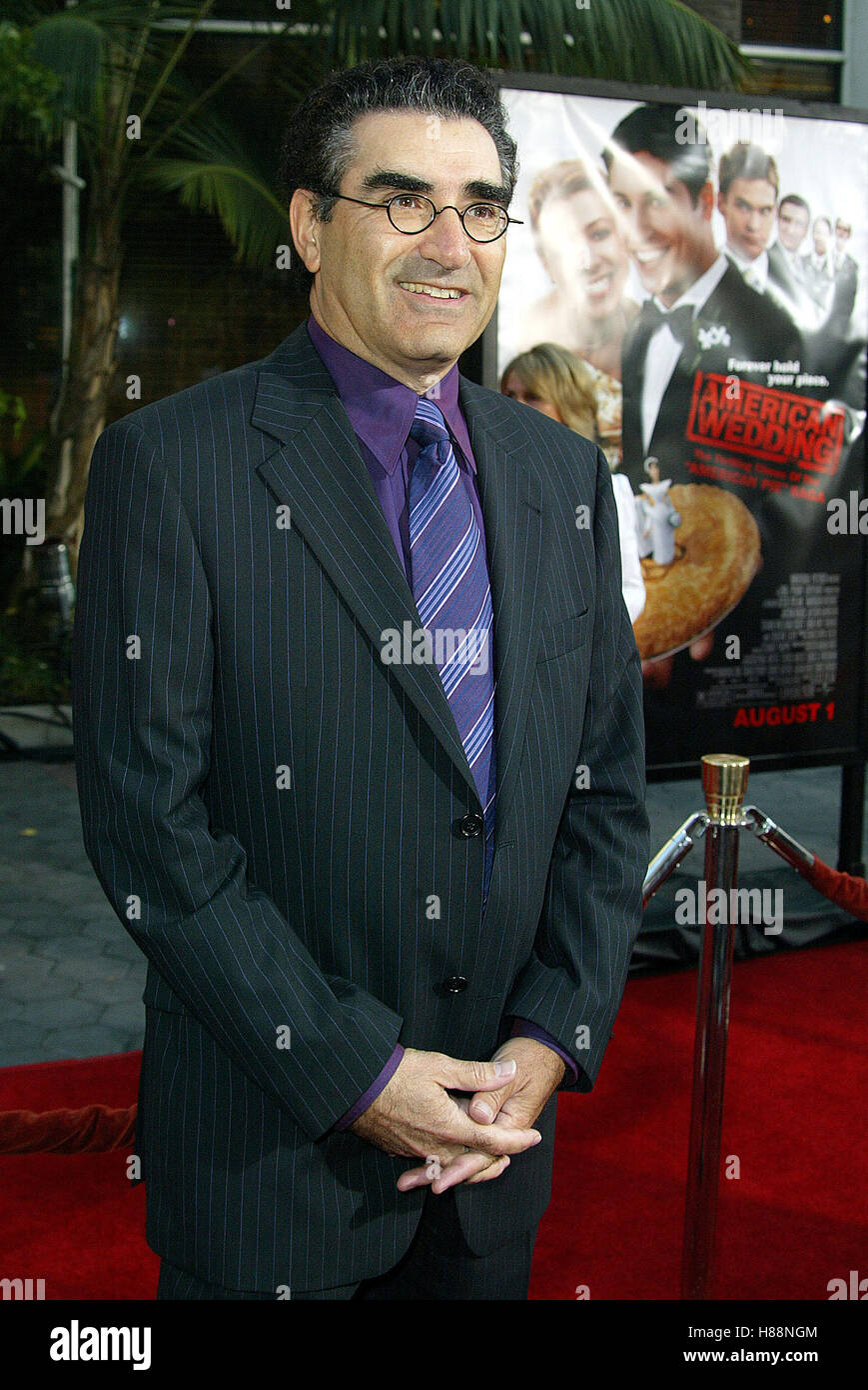 EUGENE LEVY AMERICAN WEDDING WORLD PREMIE UNIVERSAL STUDIOS BURBANK LA USA 24 July Stock Photo