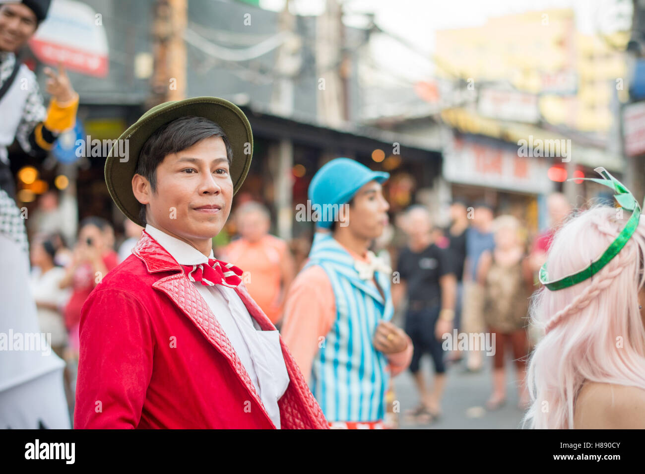 Parade in Pattaya, Thailand Stock Photo
