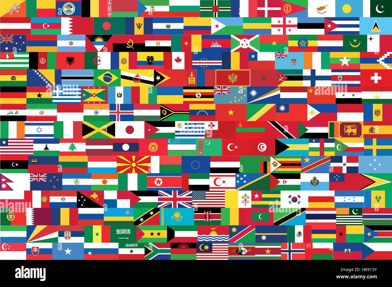 Flags Of The World High Resolution Stock Photography And Images Alamy