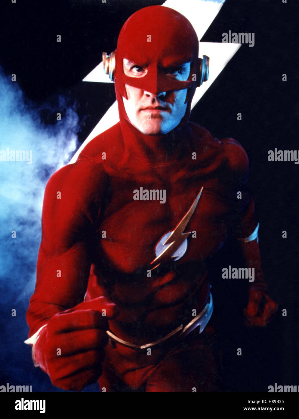 Flash - Der rote Blitz, (THE FLASH) USA 1990, Regie: Robert Iscove, JOHN  WESLEY SHIPP, Stichwort: Maske, Kostüm Stock Photo - Alamy