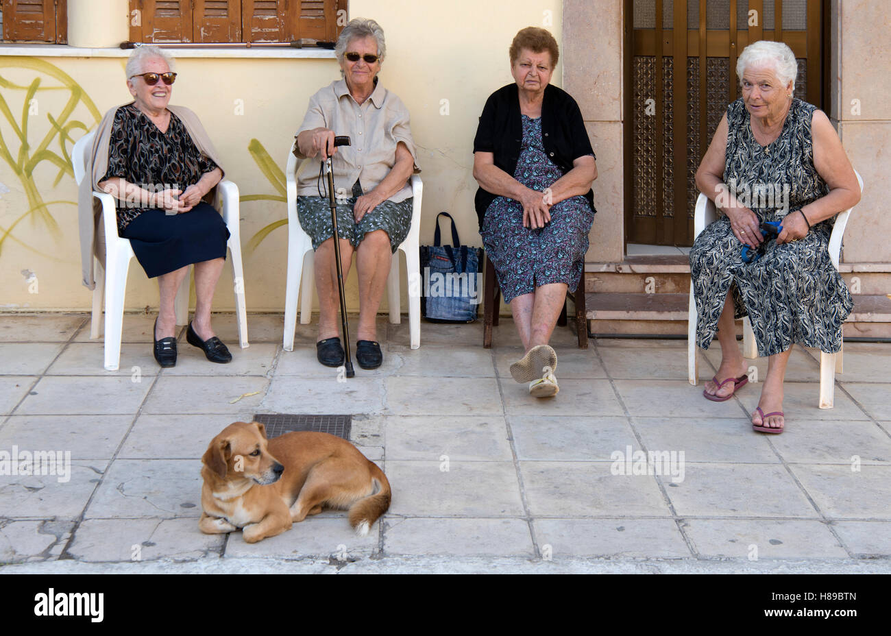 Griechenland, Kreta, Chania, im Kumkapi-District Stock Photo