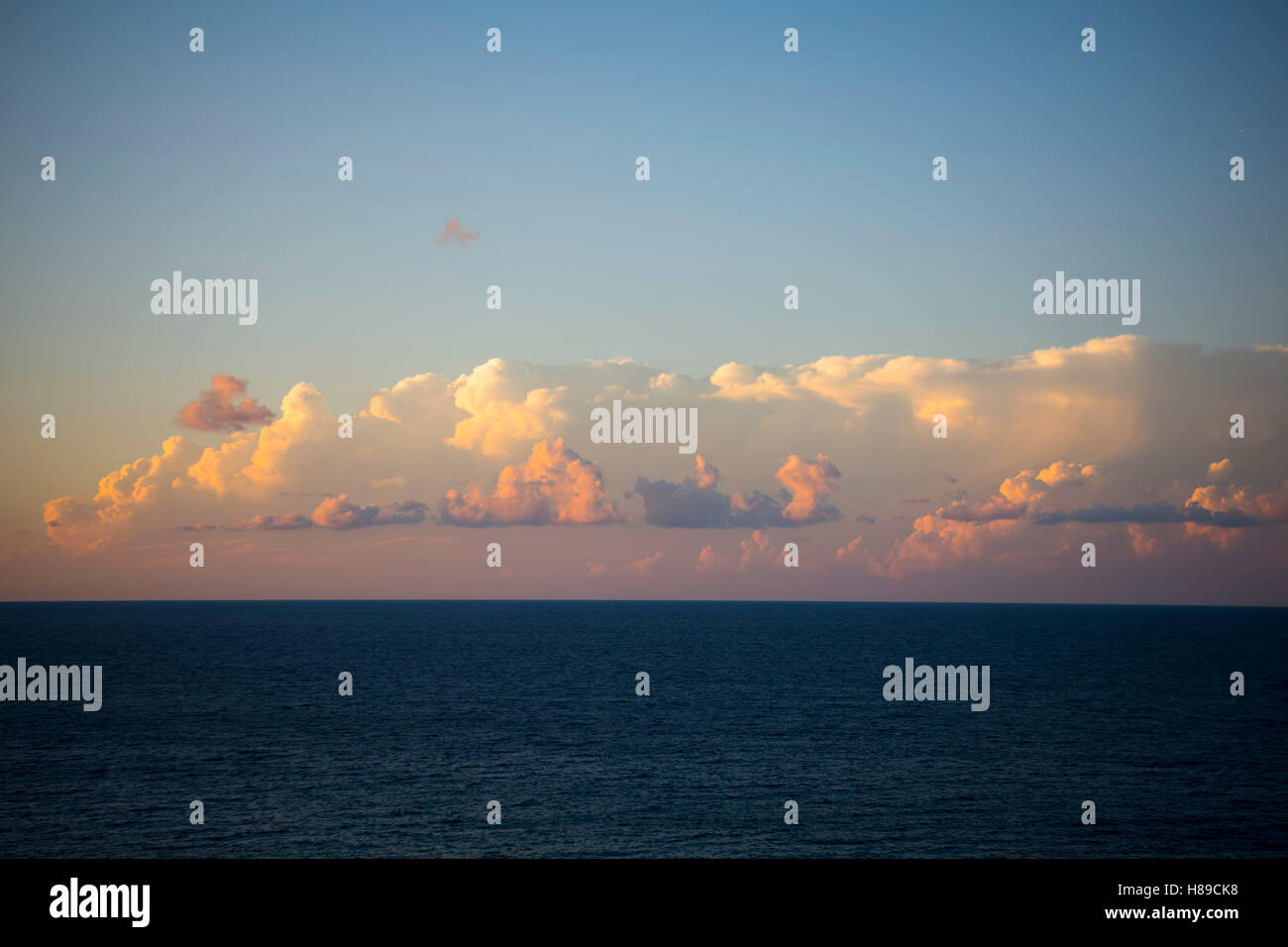 Greece, Crete, Chania, evening clouds Stock Photo