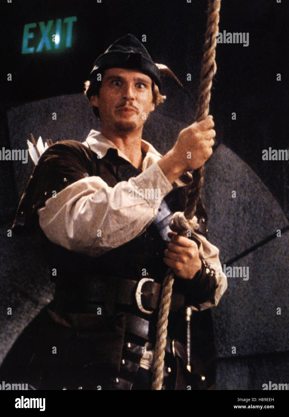 Robin Hood: Helden in Strumpfhosen, (ROBIN HOOD - MEN IN TIGHTS) USA 1993, Regie: Mel Brooks, CARY ELWES, Stichwort: Seil Stock Photo