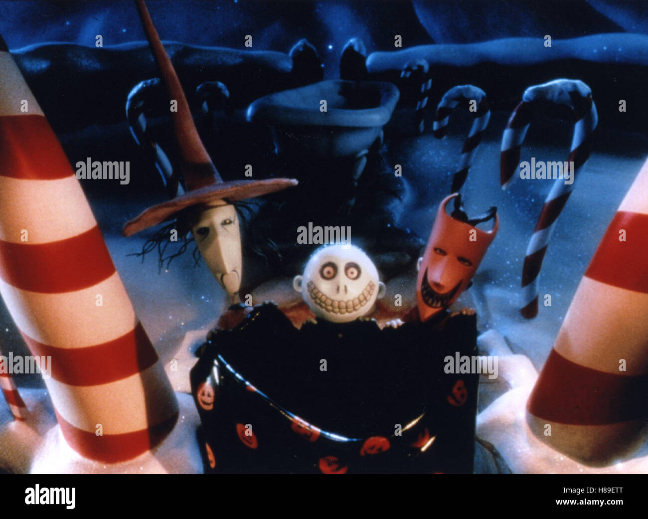 Tim Burton's Nightmare before Christmas / Weihnachten auf der Geisterbahn, (NIGHTMARE BEFORE CHRISTMAS) USA 1993, Regie: Henry Selick, Stichwort: Zuckerstange Stock Photo