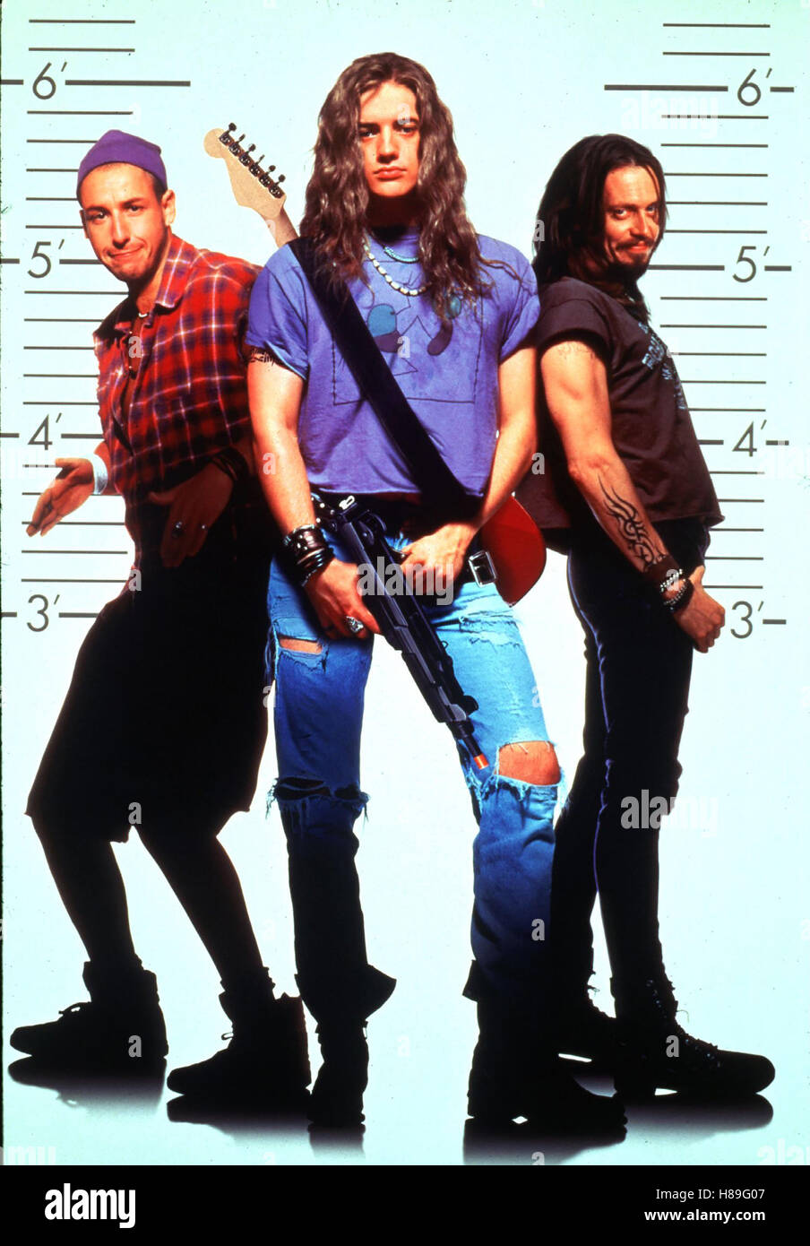 Airheads, (AIRHEADS) USA 1994, Regie: Michael Lehmann, ADAM SANDLER, BRENDAN FRASER, STEVE BUSCEMI, Stichwort: Rockgruppe Stock Photo