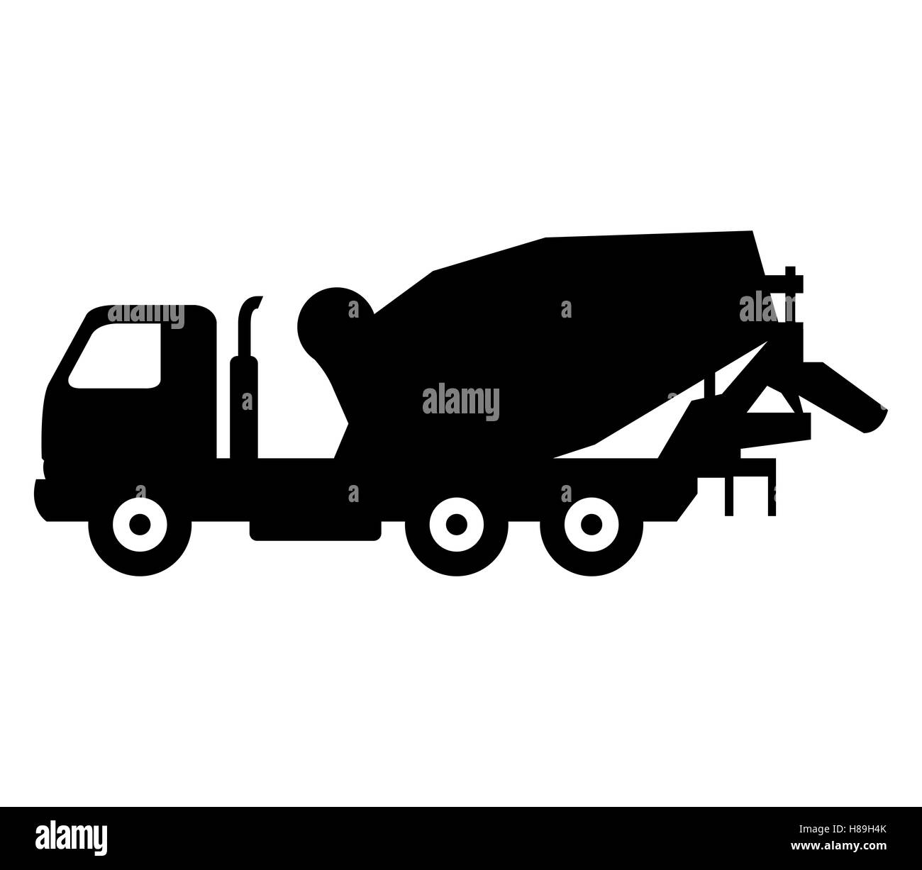 Concrete mixer icon Stock Photo Alamy