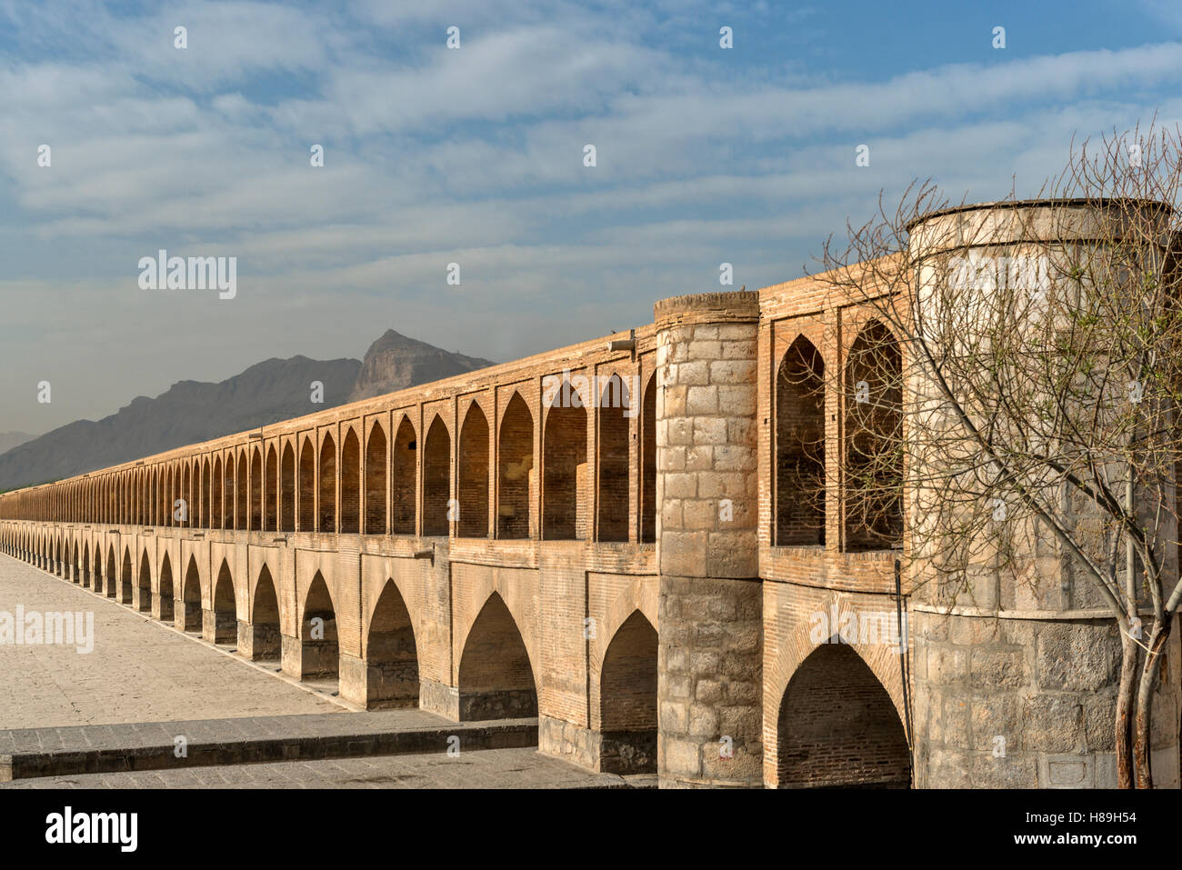 Si-o Seh bridge Isfahan Iran Stock Photo