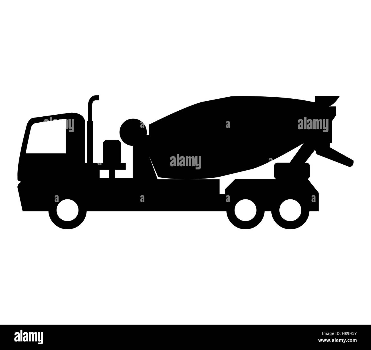 Concrete mixer icon Stock Photo Alamy