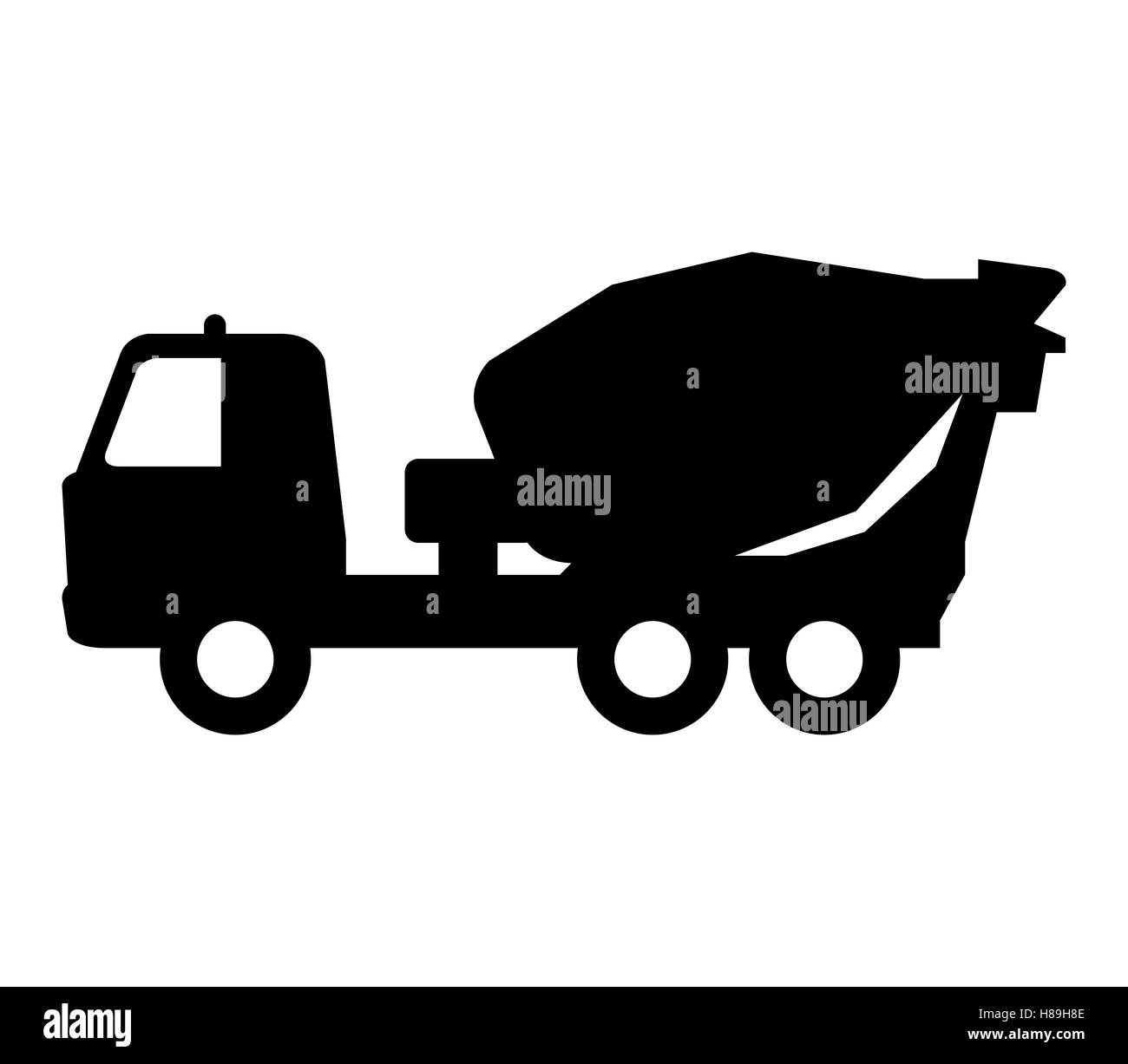 Concrete mixer icon Stock Photo Alamy
