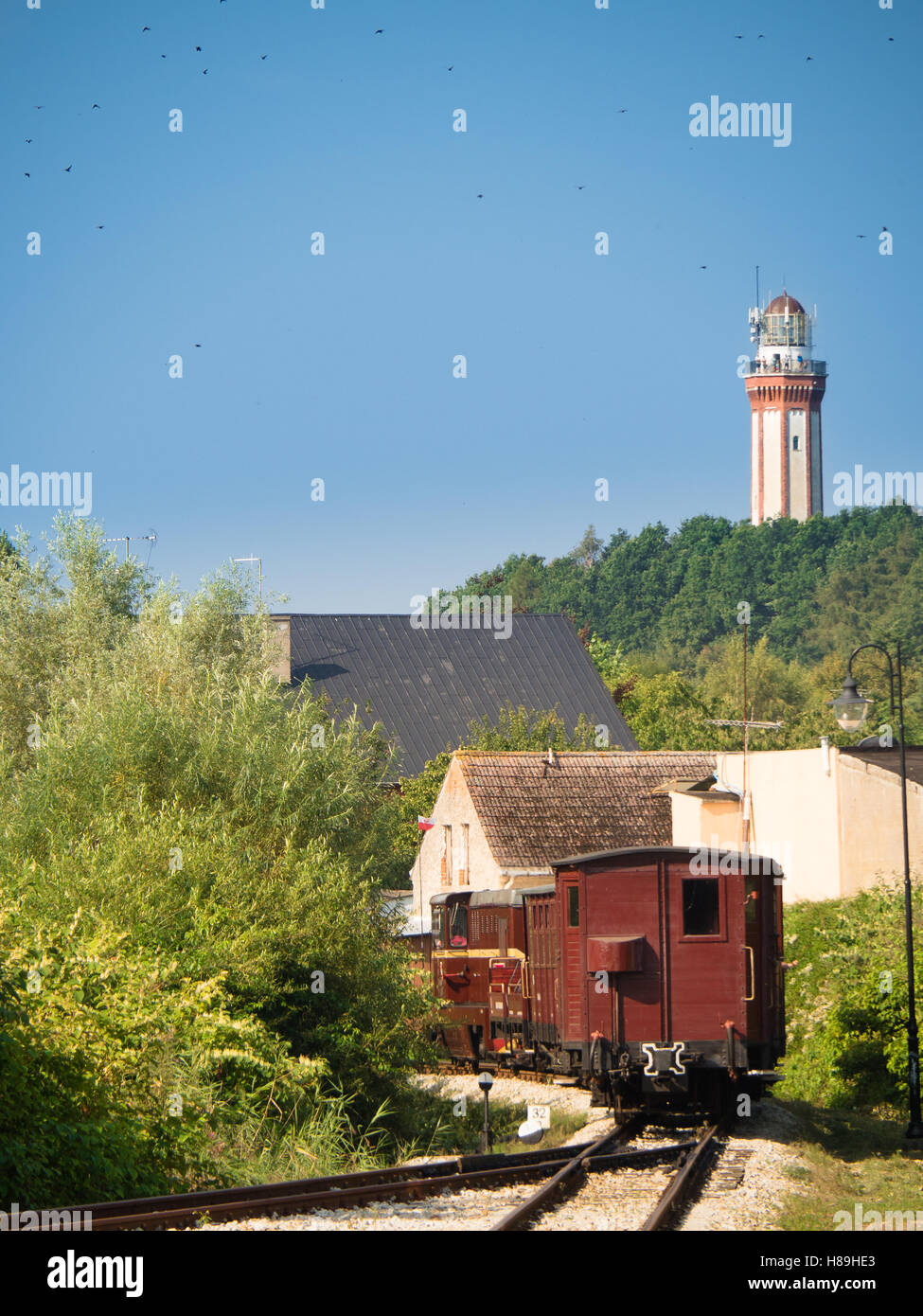 Narrow-gauge railway Stock Photo